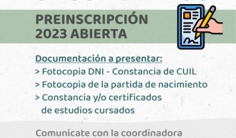 SIGUE ABIERTA LA INSCRIPCIN PARA EL PROGRAMA FINES 2023